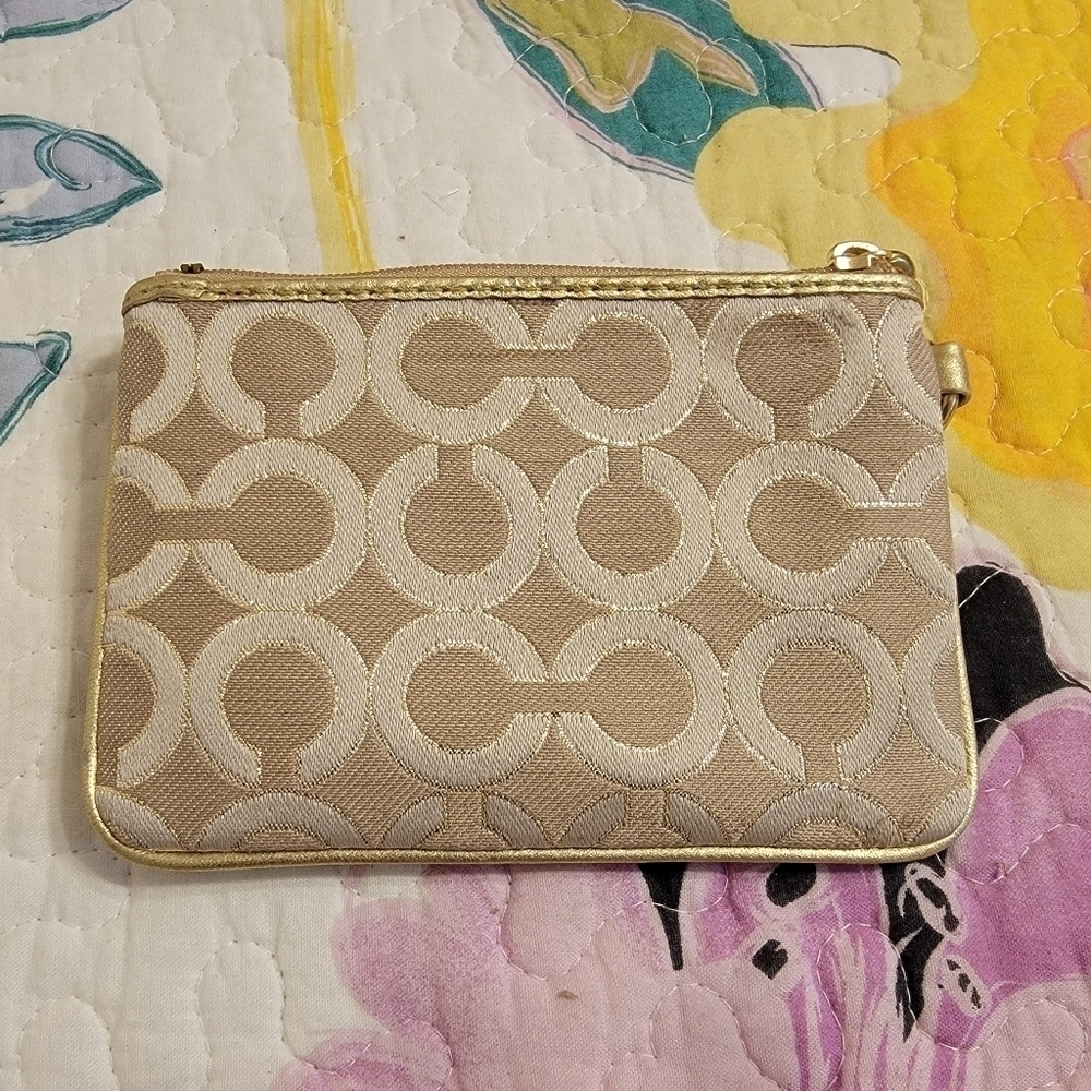 Coach Wristlet with Op Art C Logo - Picture 2 of 2
